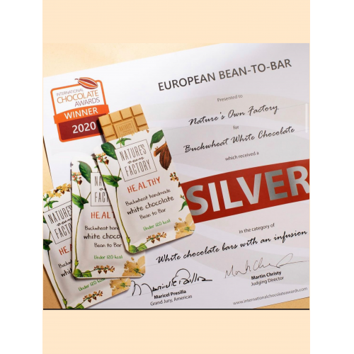 European, Middle Eastern and African Bean-to-bar Competition 2020 – Silver Winner